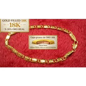 Pulsera Gold Filled 18k Modelo Caracol