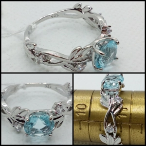 Anillo Eterna Primavera chapado en plata