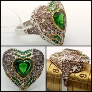 Sortija Corazón Imperial talla 8.5 USA