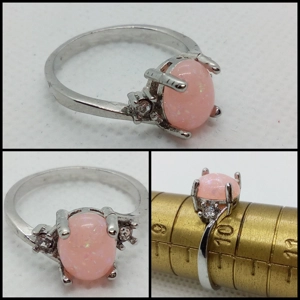 Sortija Rosa de Ensueño - Talla 9.5 USA