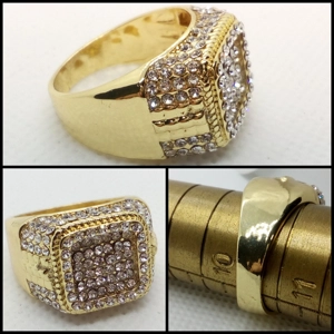 Anillo Royal Glam - Talla 10.5 USA