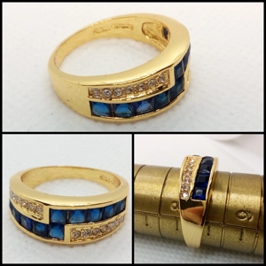 Anillo Esplendor de Zafiro - Talla 8 USA