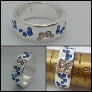 Sortija Silver Waves – Talla 8 USA