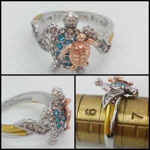 Anillo Ocean Duo – Talla 6.5 USA