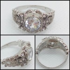 Anillo Imperial Silver - Talla 8 USA