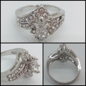 Anillo Brillo Real - Talla 6 USA