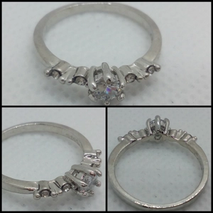 Sortija Brillo Elegante - Talla 6.5 USA