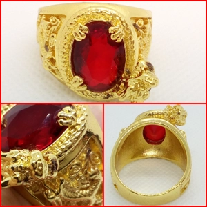 Sortija Dragón Imperial - Talla 13 USA