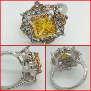 Sortija Estrella Solar - Talla 10 USA