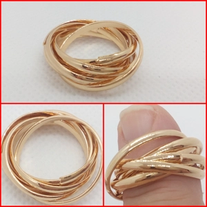 Anillo Multiaros Rosado 6.5 USA