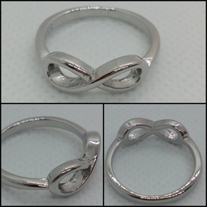 Sortija Infinito Elegante - Talla 7 USA