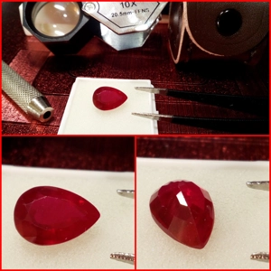 RUBÍ MOZAMBIQUE ROJO SANGRE DE PICHÓN 3.05 CTS