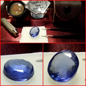 TANZANITA DE TANZANIA TALLA OVALADA 7.80 Cts