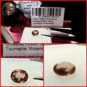 Turmalina Oval Mozambique 1.25 Cts