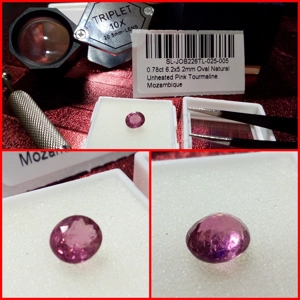 Turmalina Rosa de Mozambique 0.78 Cts