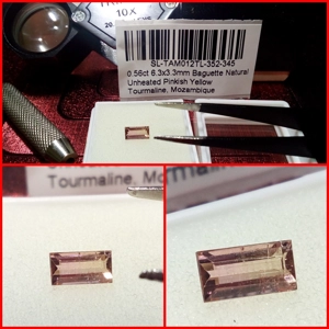 Turmalina talla Baguette 0.56 Cts