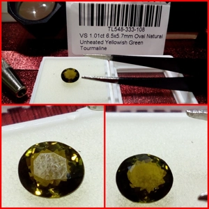 Turmalina Verde Oval Mozambique 1.01 Cts.