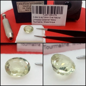 Turmalina Clara Oval Mozambique 2.49 Cts