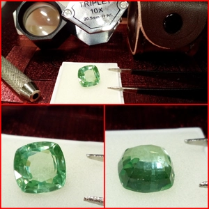 TURMALINA PARAIBA BRASIL VERDE 4.40 Cts