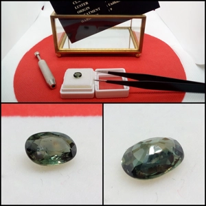 Zafiro Oval Azul Púrpura 1.14 Ct.