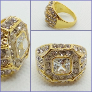 Anillo Imperial Dorado – Talla 8.5 USA