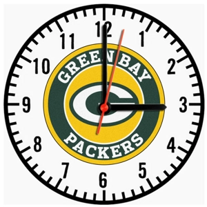 Green Bay Packers Wooden Clock