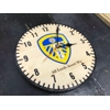 Leeds Utd Wooden Clock