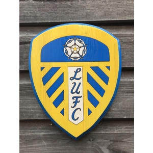 Leeds Utd Wooden Plaque