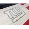 New York Giants Rustic Wooden Flag