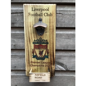 Liverpool Football Club Rustic Bottle Opener