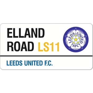 Leeds Utd GIANT Street Sign