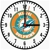 Miami Dolphins Wooden Clock