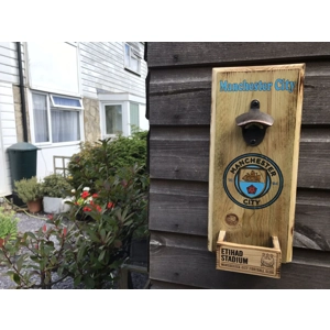 Manchester City Rustic Bottle Opener
