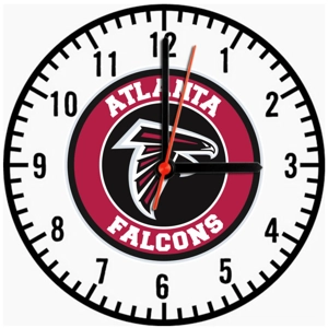 Atlanta Falcons Wooden Clock