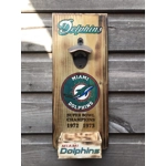 Miami Dolphins Bottle Opener