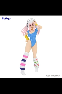 Super Sonico 80's Blue Figure