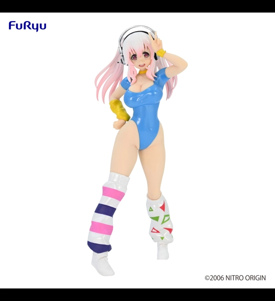 Super Sonico 80's Blue Figure