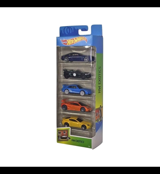 Hot Wheels Exotics 5 Pack 2019