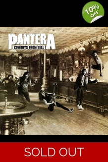 Pantera - Cowboys From Hell Marbled Brown Vinyl LP