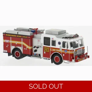 F.D.N.Y. Brooklyn 2013 Seagrave Attacker (Squad 252) 1/87 Diecast