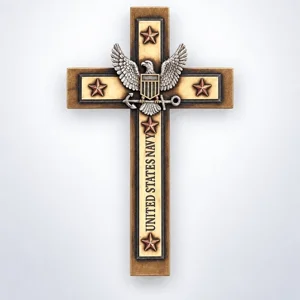U.S. Navy Small Wall Cross