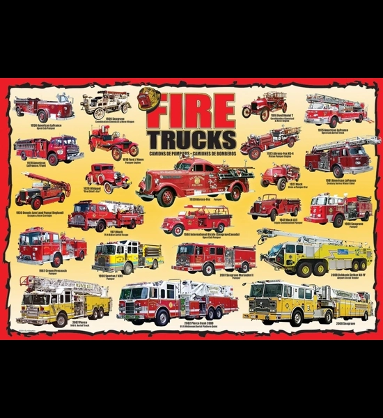 Fire Trucks 100 PC Puzzle