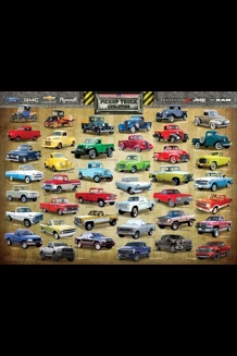 Pickup Truck Evolution 1000 PC Puzzle