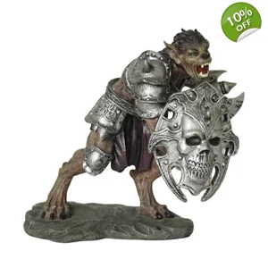 Wolfman Warrior Statue