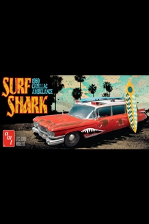 AMT '59 Cadillac Surf Shark Ambulance Model Kit