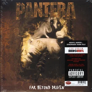 Pantera - Far Beyond Driven Rhino Vinyl LP - Original Cover Art