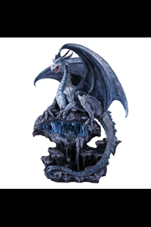 Quicksilver Dragon Resin Statue