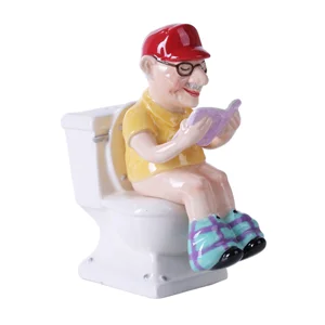 Grandpa Toilet Salt & Pepper Shakers