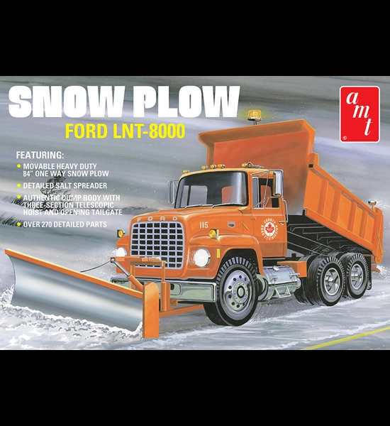 AMT Ford LNT-8000 Snow Plow Model Kit