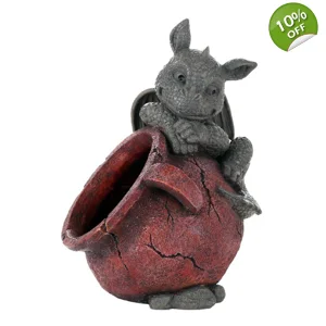 Garden Dragon Flower Pot